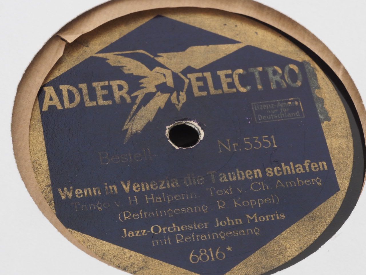 Schallplatten: DISQUES 78 TOURS – Gebraucht aus Lausanne von Leag 7