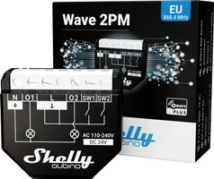 Shelly Qubino Wave 2PM Z-Wave Switch mit Energiemessung