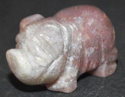 Deko Heilstein A-554 – Schwein – Lepidolith