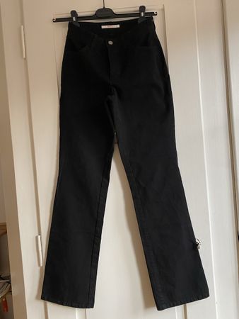 Damen Jeans MAC Melanie, schwarz, Grösse 36 /34