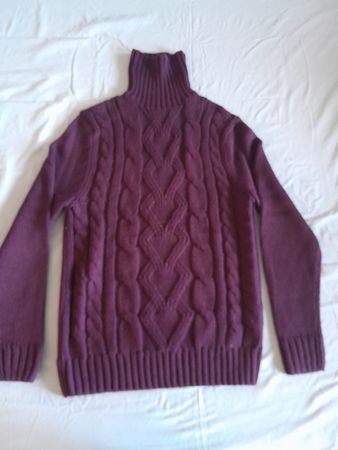 pull monoprix couleur lit de vin