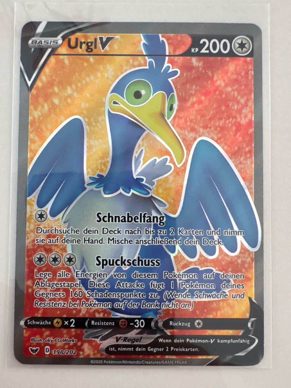 Pokémon Carte collezionabili: Urgl V SSH198 DE - Schwert & Schild Deutsch – Usato da Wil SG venduto da Prof.Eich