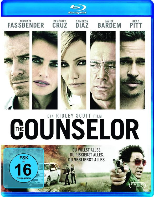 The Counselor (2013) Scott/Fassbender/Pitt/Bardem/Diaz/Cruz (Gebraucht ...