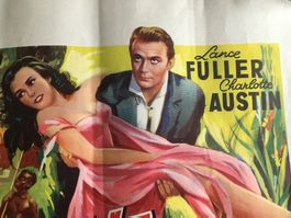 🟡 Original Cinema Poster 50er LA FIANCEE DE LA JUNGLE 1958