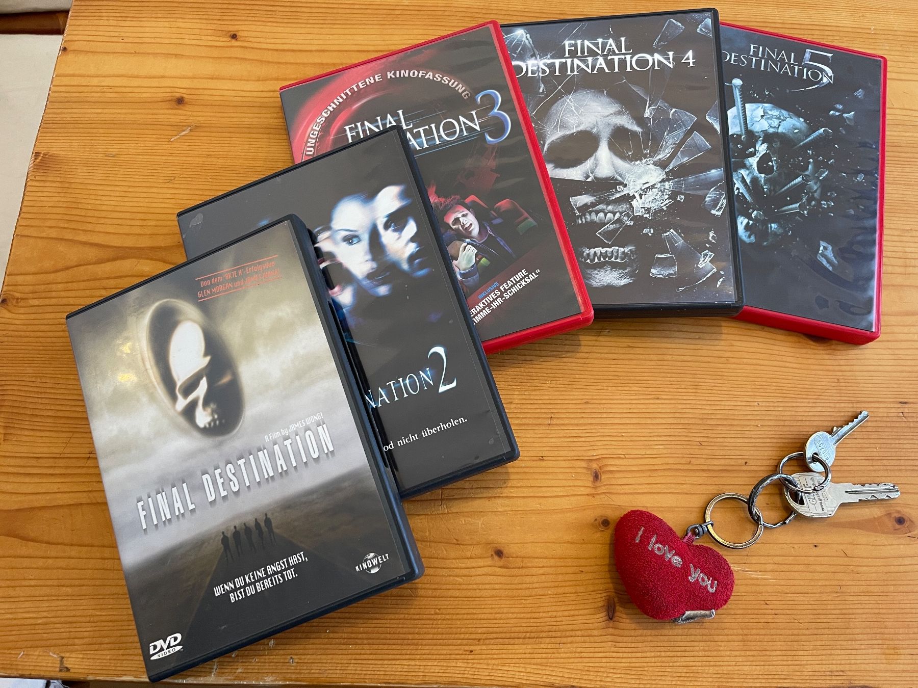 Alle DVDs: Final Destination Universum, 1-5, (5x DVDs) – Gebraucht aus Weinfelden von ice_heart_xx