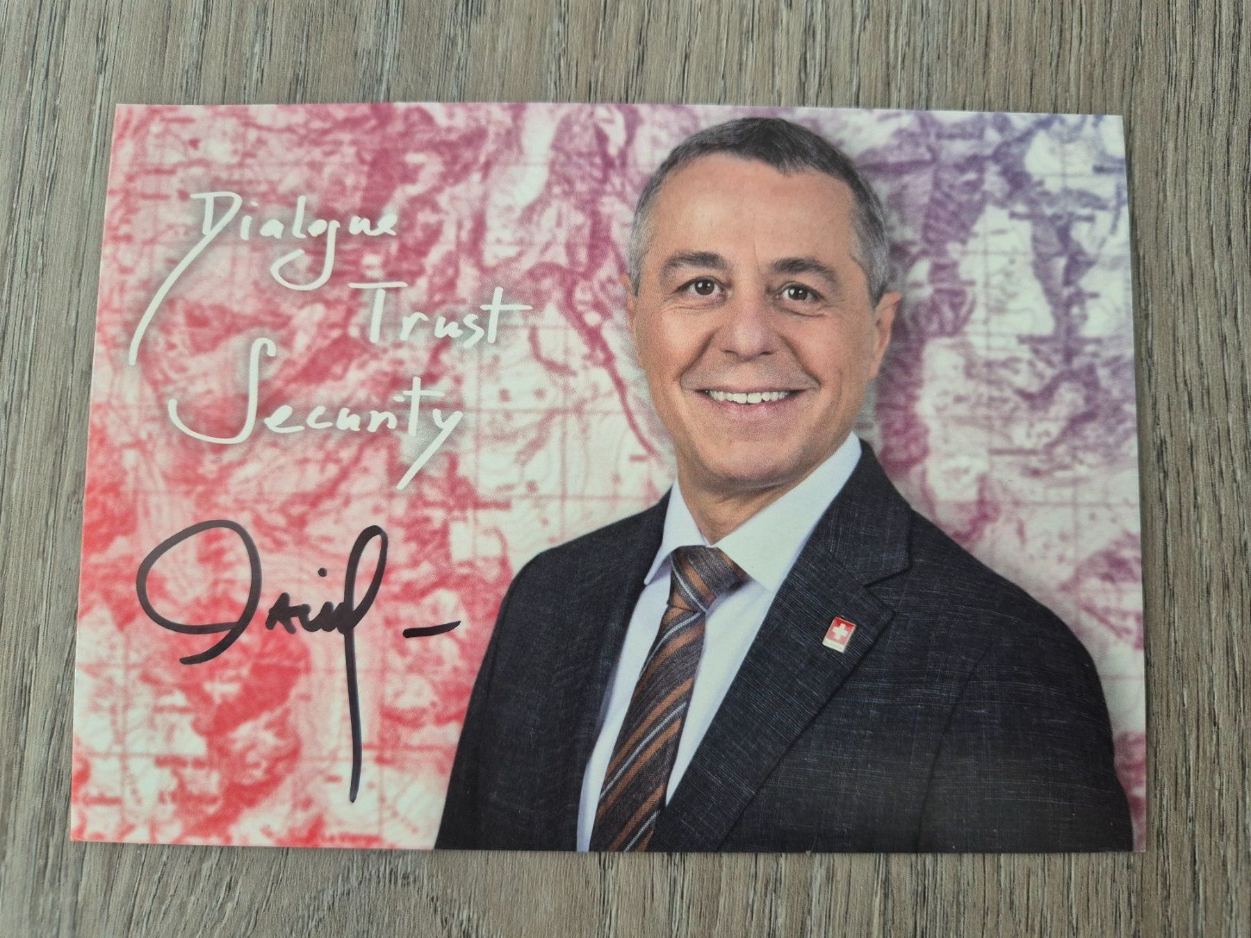 Autografi: Autogrammkarte Ignazio Cassis Originalunterschrift – Nuovo (secondo la descrizione) da Eglisau venduto da nicij79