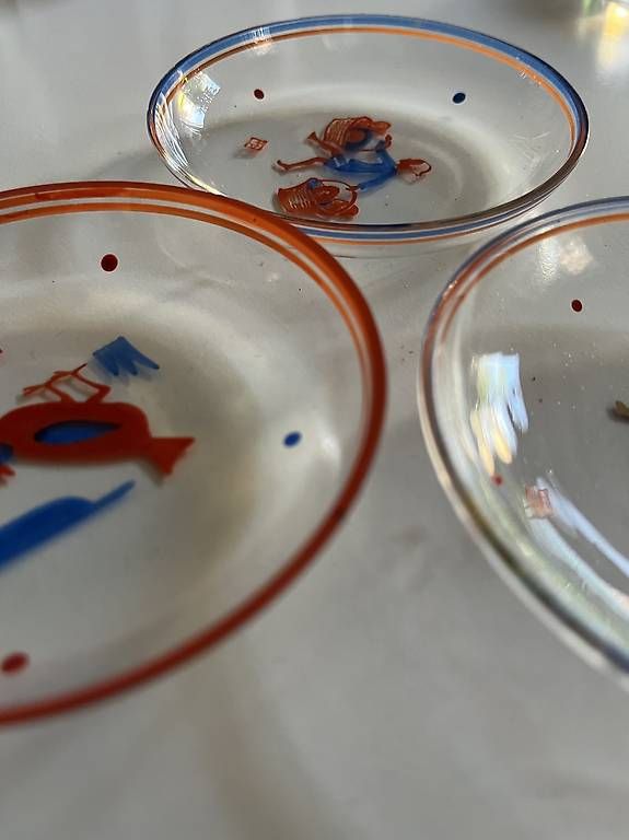 Piatti: 3 kleine Vintage Glasschalen – Usato da Basel venduto da Julian_280 3