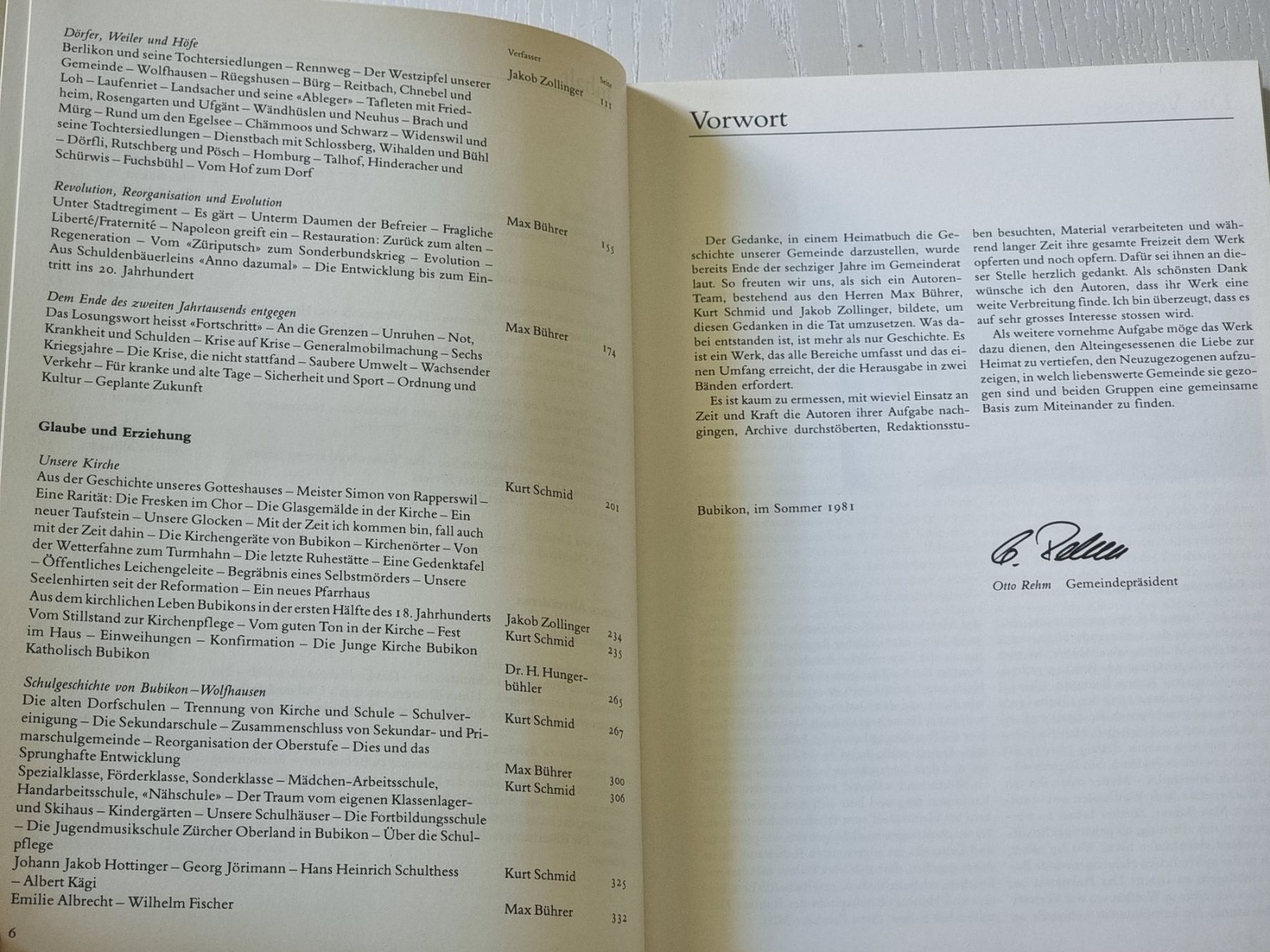 Bücher: Bubikon-Wolfhausen: Zwei Dörfer - eine Gemeinde – Gebraucht aus Villigen von Tschachtlan 3