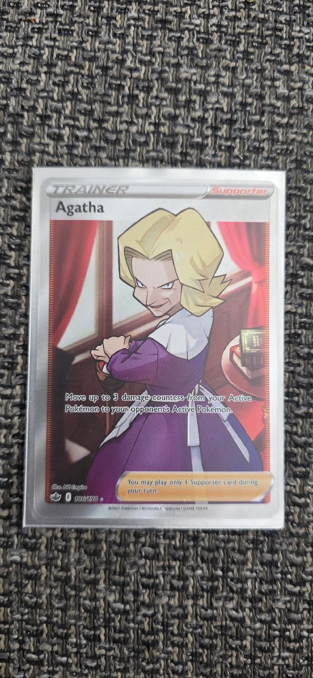 Pokémon Carte collezionabili: Pokemon TCG Agatha Trainer Card – Nuovo (secondo la descrizione) da Oberentfelden venduto da kerea2001