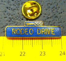 RODEO DRIVE BEVERLY-HILLS USA STREET PIN ENAMEL