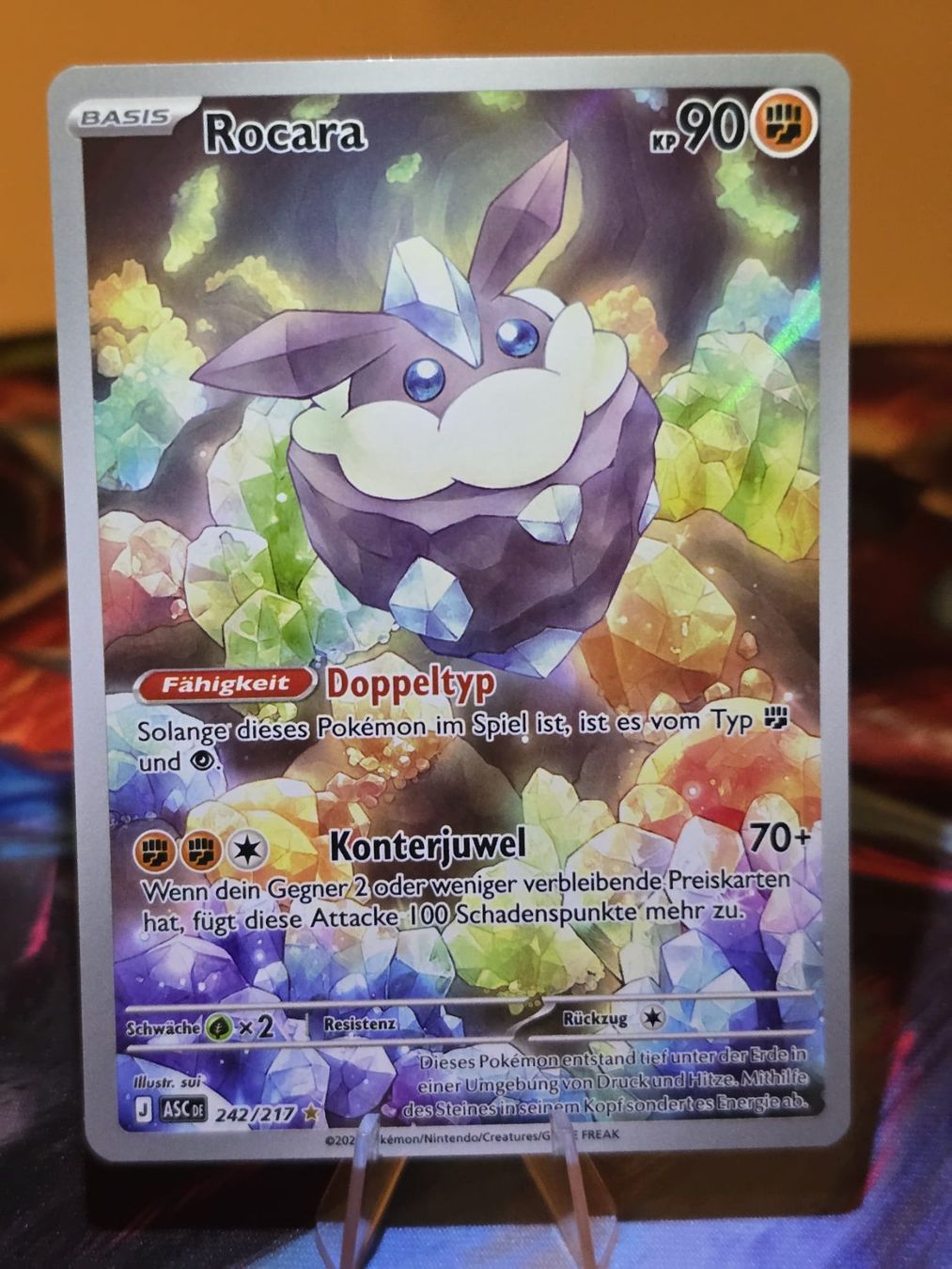 Pokémon Sammelbilder & Trading cards: Rocara (ASC 242) – Gebraucht aus Lenzburg von AkuyakuTCG