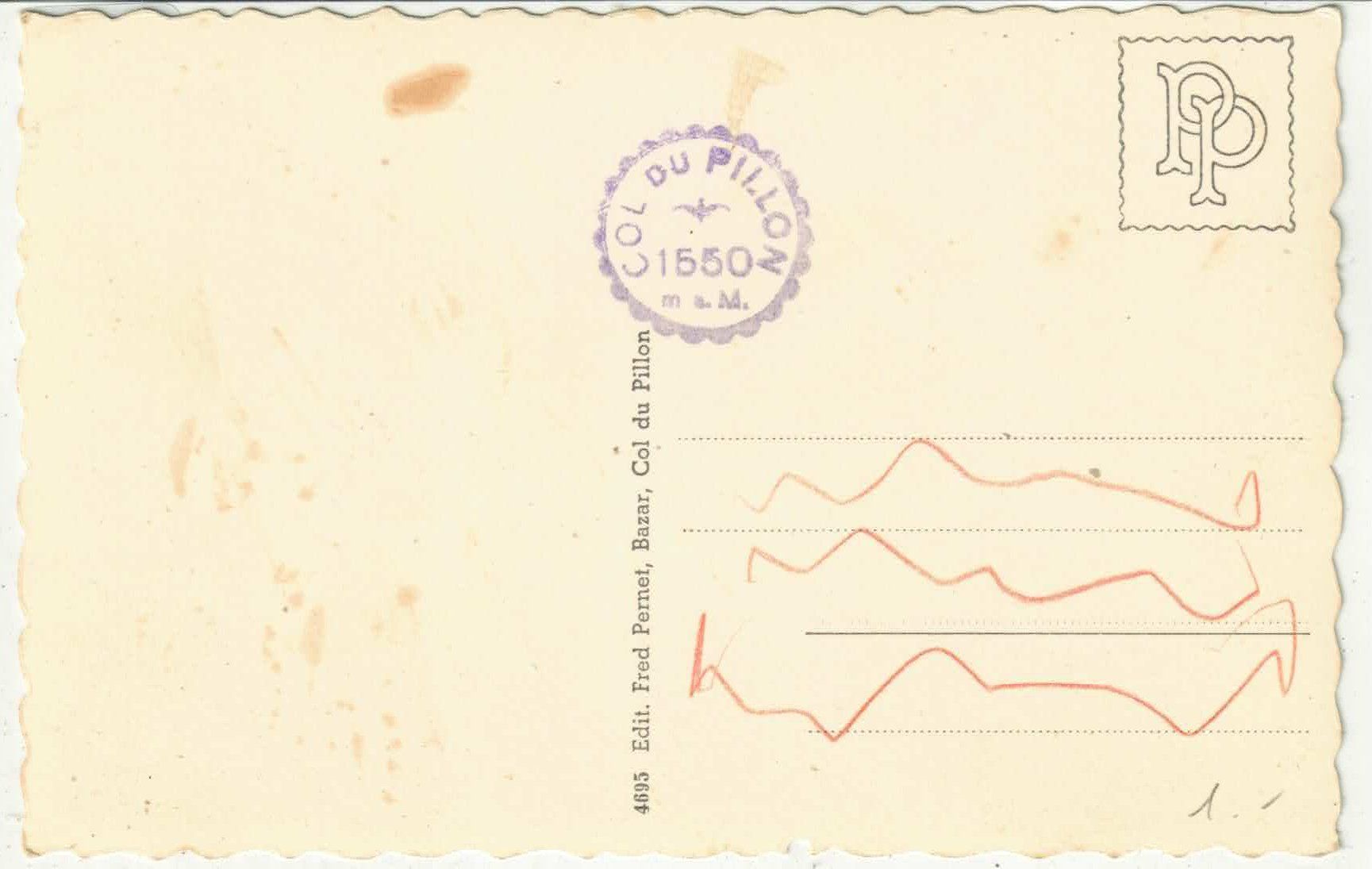 Cartoline postali: Col du Pillon - Multiview – Usato da Ettingen venduto da Kartenplanet 1