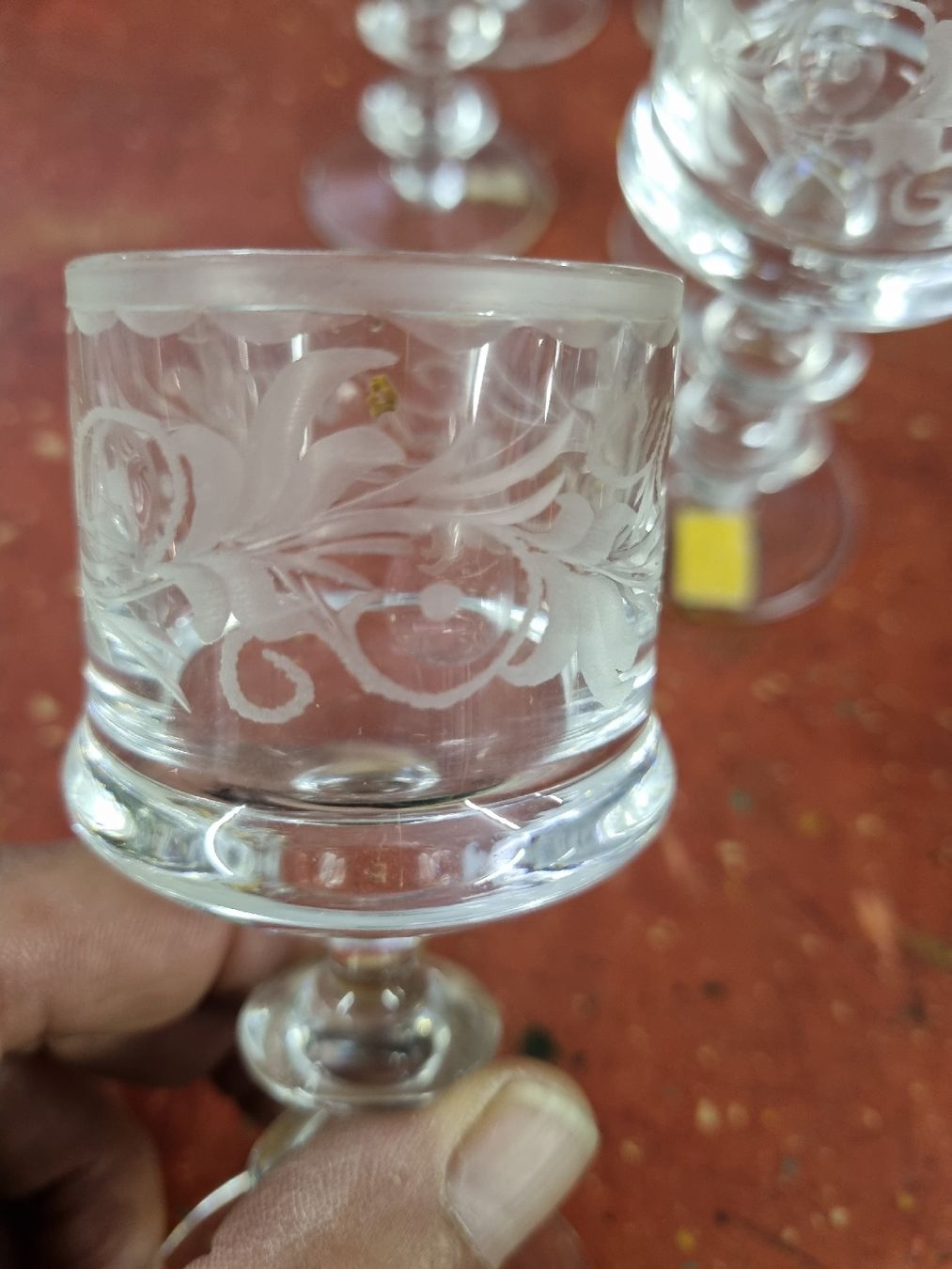 Verres: Gläser alt kristal Rattenberg – D'occasion à Ostermundigen par vintage60 4