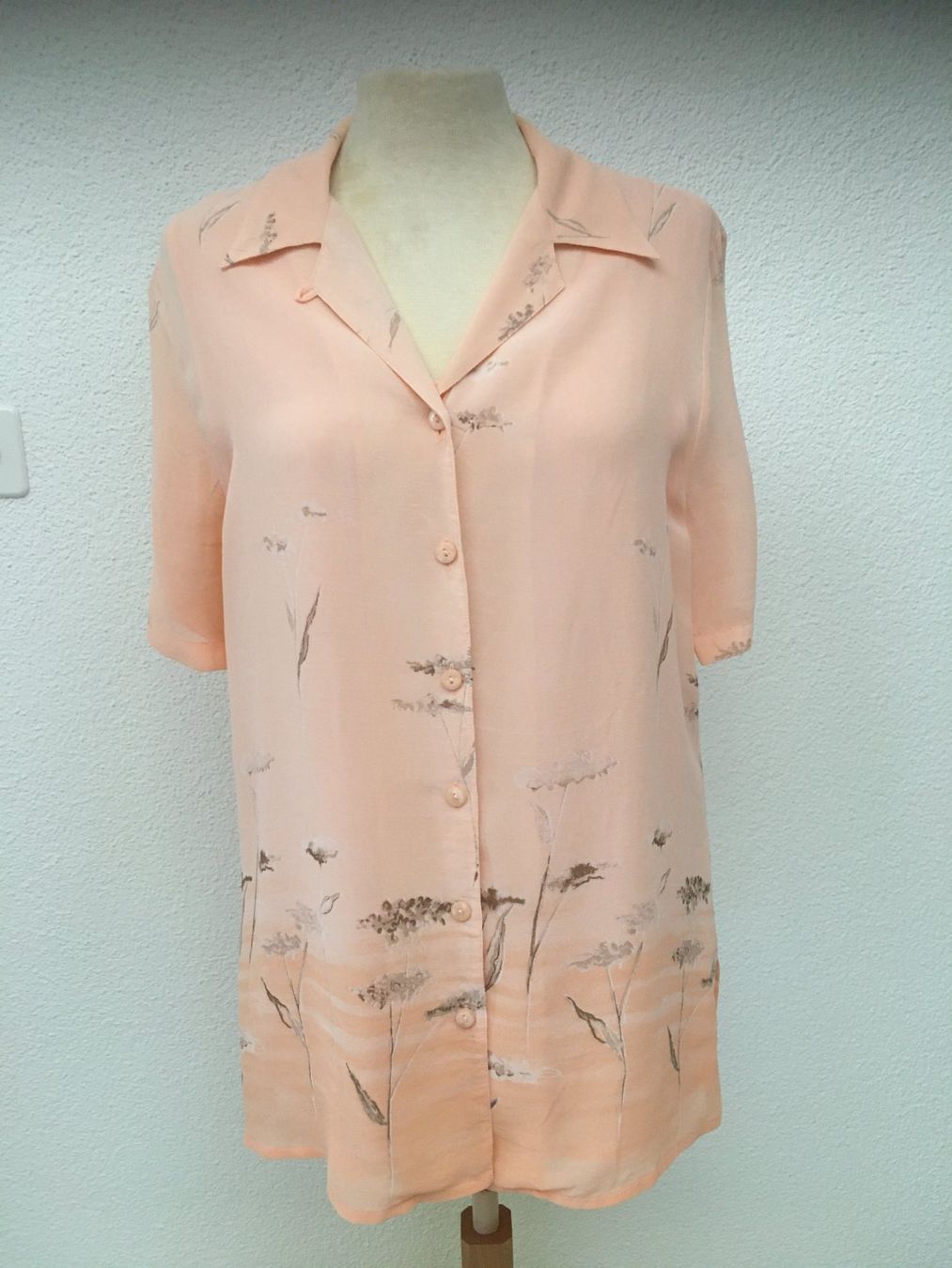 Blusen: Longbluse mit Top aus Viskose in apricot – Gebraucht aus Uetendorf von Florabella01 2