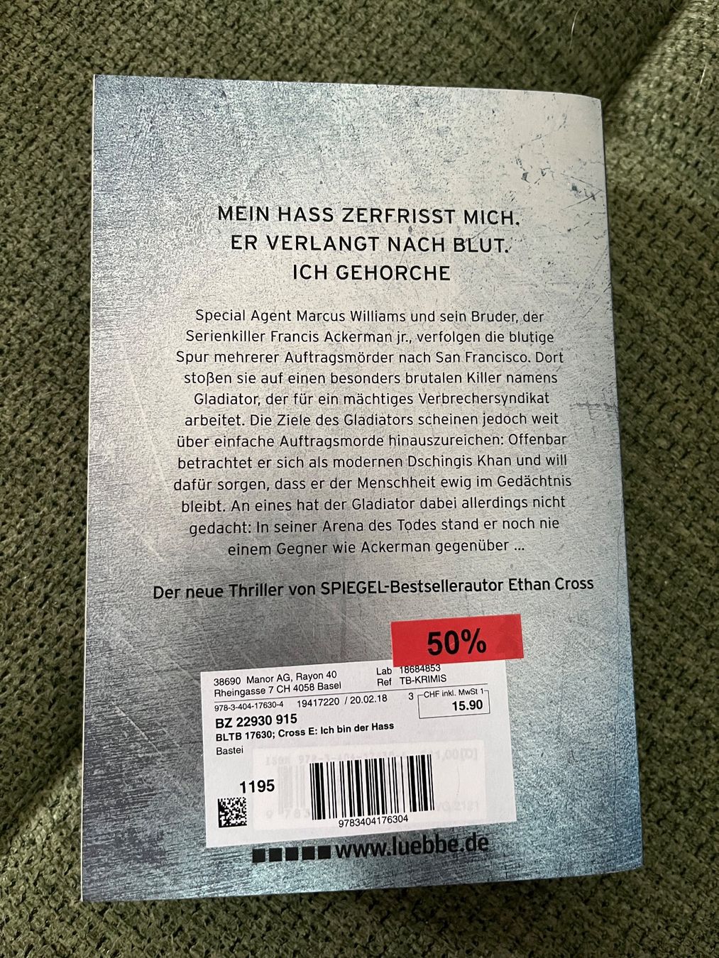 Libri: Diverse Thriller – Usato da Dornach venduto da npe_7dng 3