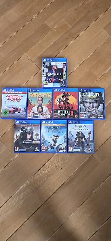 Giochi: PS4 Bundle: RDR2, AC Valhalla, Far Cry 6 & mehr – Usato da Nottwil venduto da sch_68nw