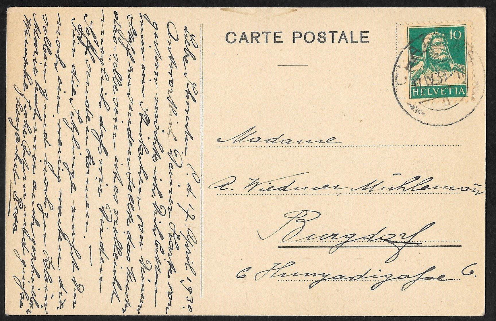 Cartoline postali: Saubraz Gemeindewappen – Usato da Olten venduto da clotaldi 1