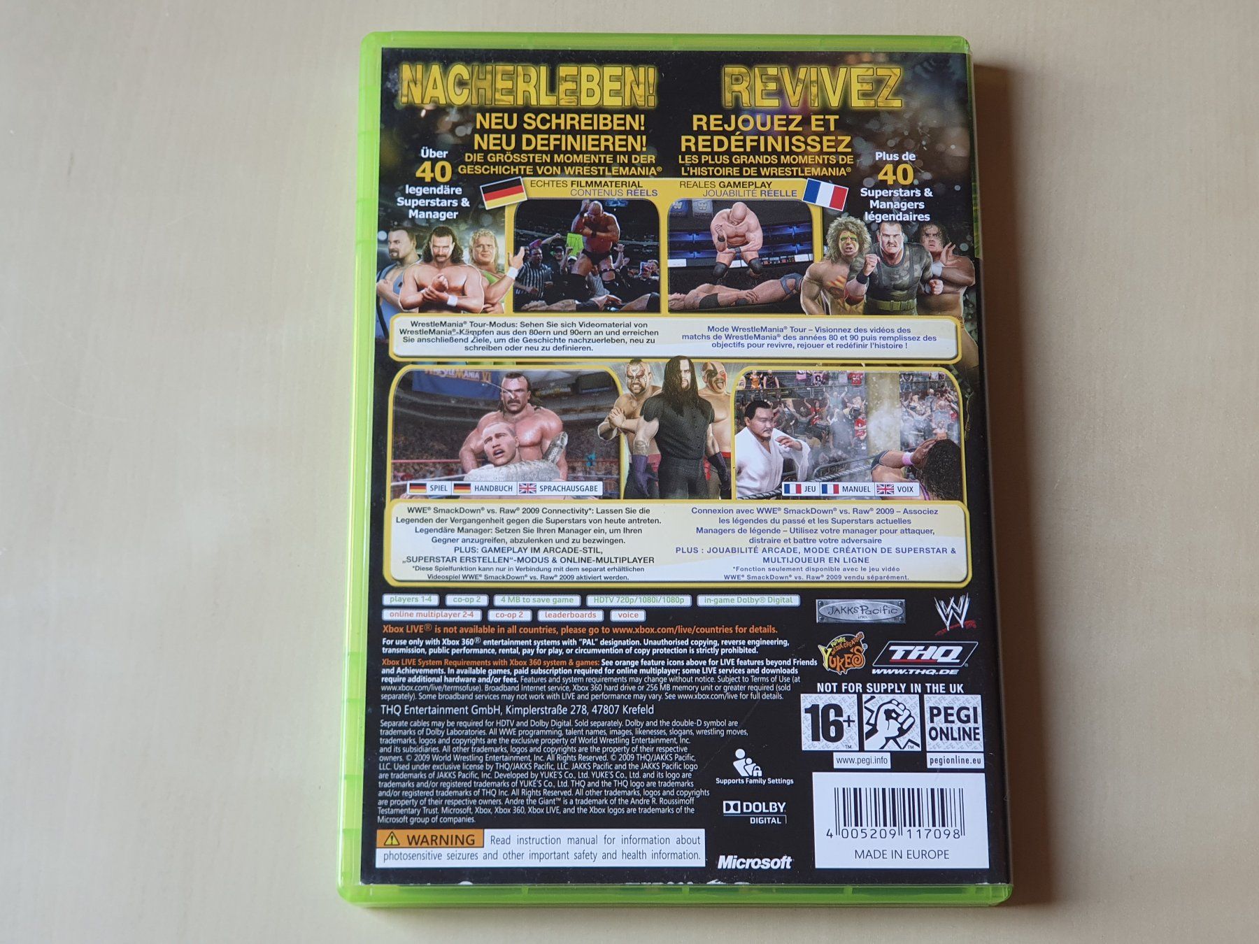 Microsoft Giochi: Legends of Wrestlemania – Usato da Stansstad venduto da collectorsshop 1