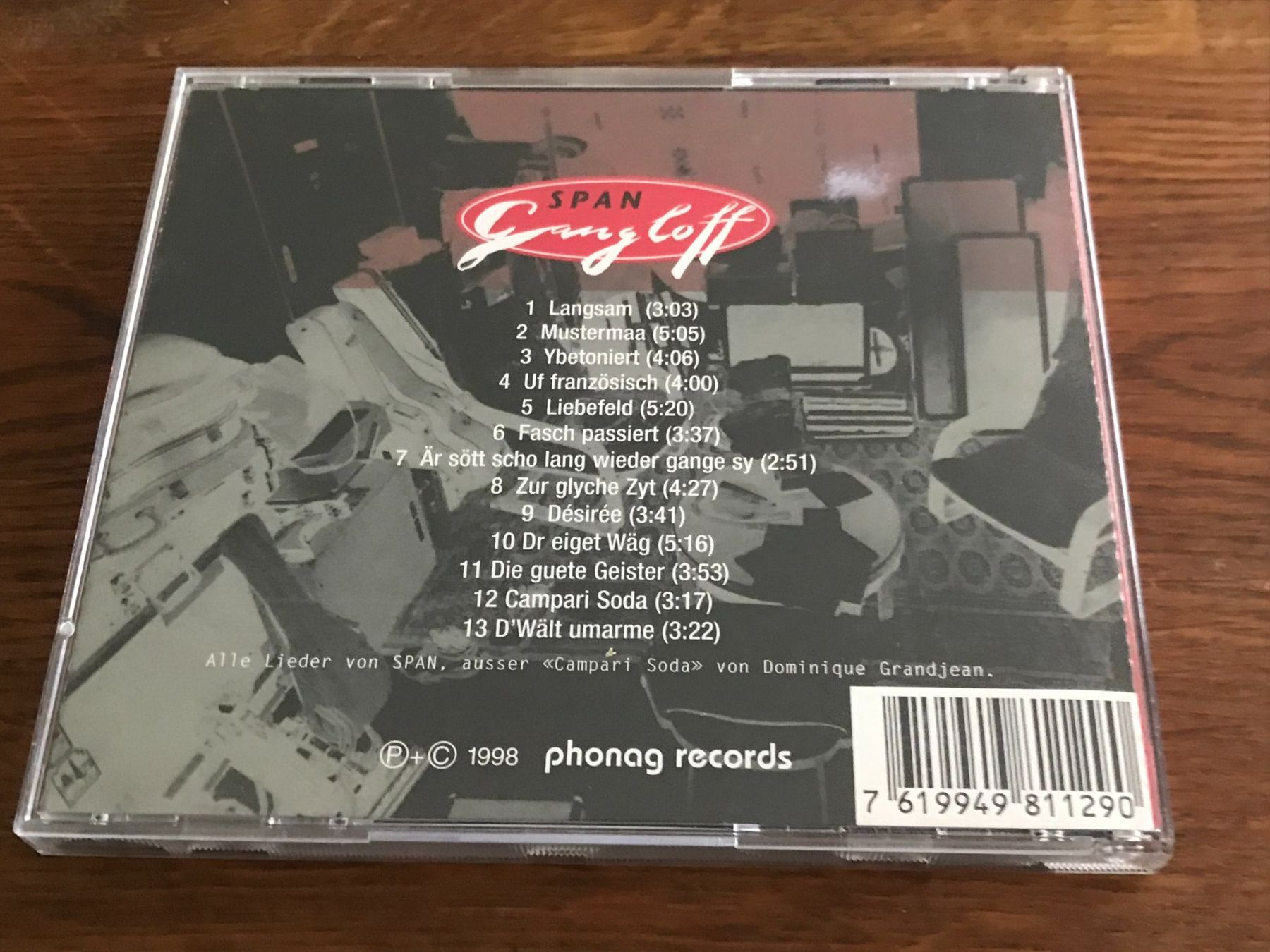 CD: SPAN - Gangloff – Usato da Buchs AG venduto da Archie 1