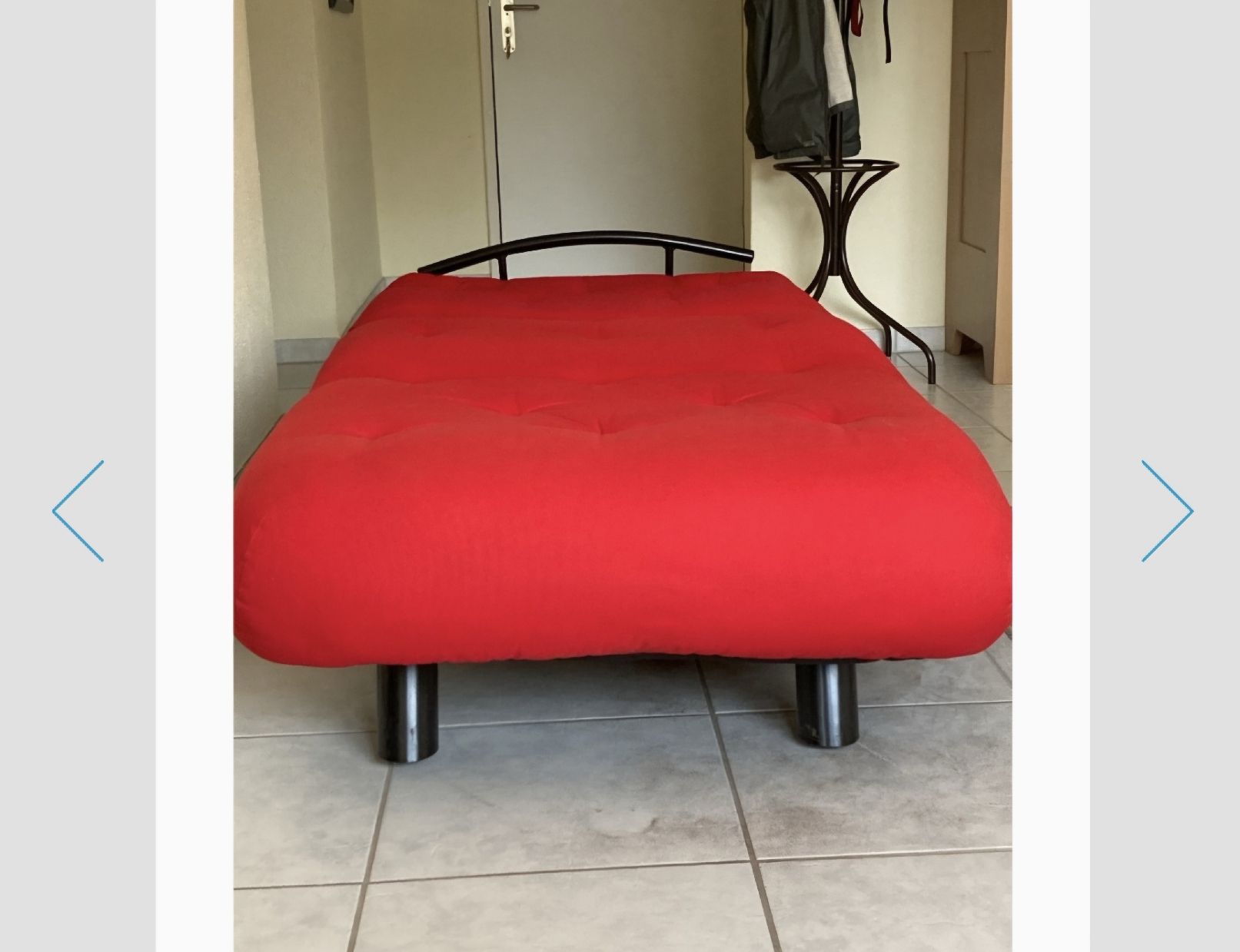 Pfister Sofas: Rotes Bettsofa / Liegesofa - Top Zustand! – Gebraucht aus Zürich von Drago670 1