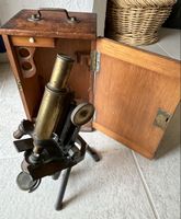 Antikes Mikroskop „James Swift“ mit Mahagonikoffer