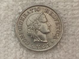 5 centimes/rappen 1921
