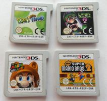 Nintendo 3DS - 4 Spiele (Mario, Yoshi)