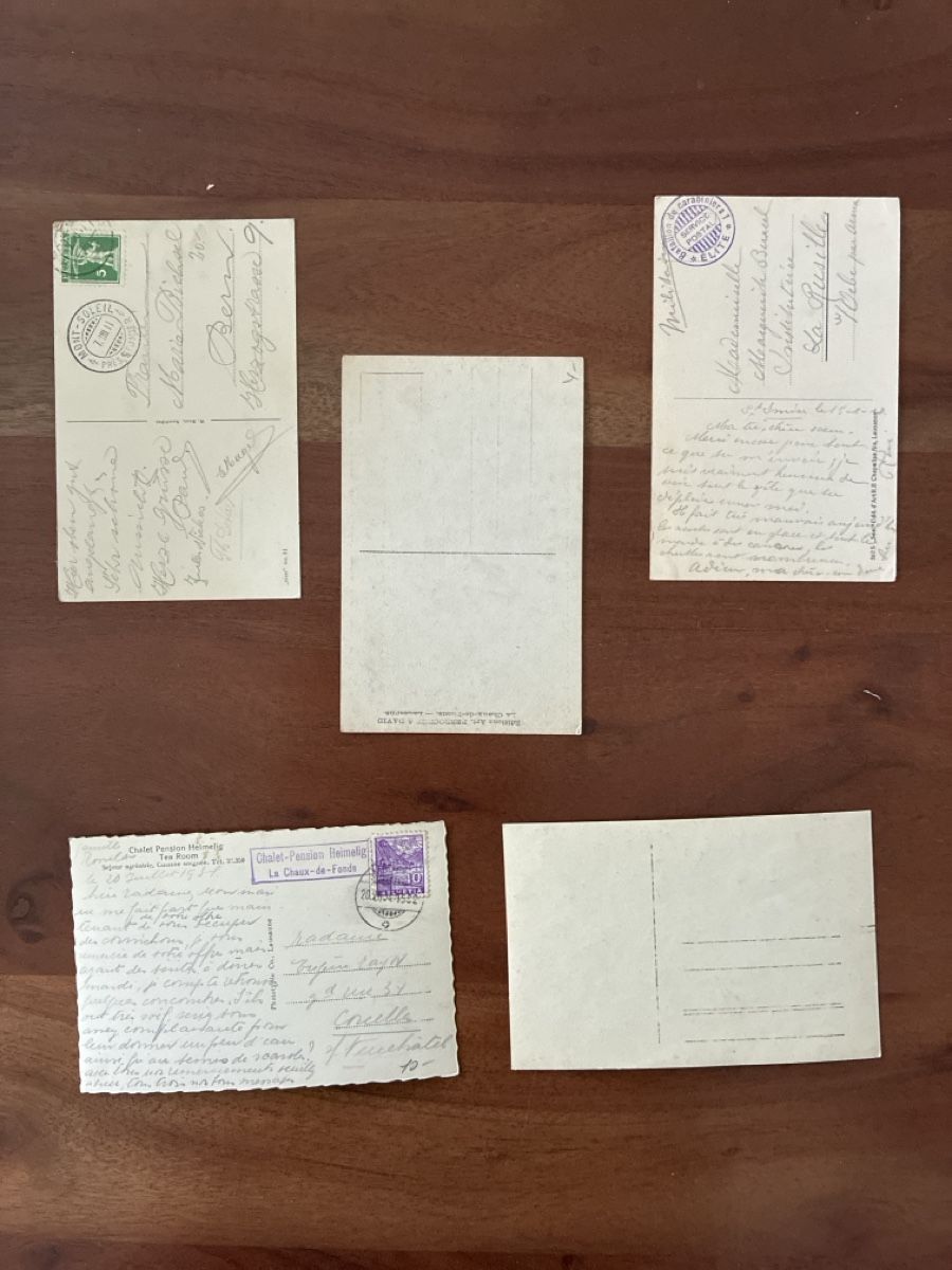 Cartoline postali: 11 Ansichtskarten Schweiz von St. Imier BE – Usato da Oftringen venduto da Cla.vD.74 3