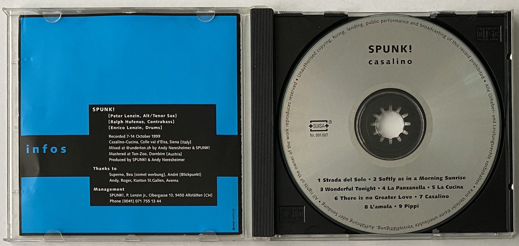CD: Spunk!, Casalino – Usato da Flums venduto da Asquillo 2