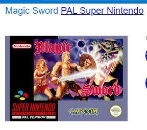 Nintendo Giochi: Magic Sword - PAL Nintendo (SNES) – Usato da Pambio Noranco venduto da Pol69 3