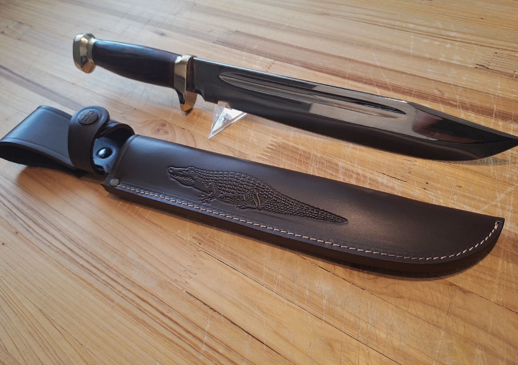 Accessori: Linder Crocodile Hunter Bowiemesser – Difettoso da Triesen venduto da BLACKSHEEP75 2