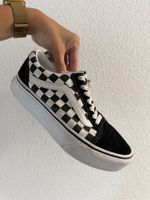 Vans Old Skool Checkerboard Sneakers Black White EUR 38