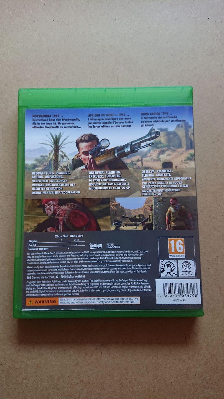 Giochi: Sniper Elite III Xbox One  – Usato da Chur venduto da FreakofRarity 1