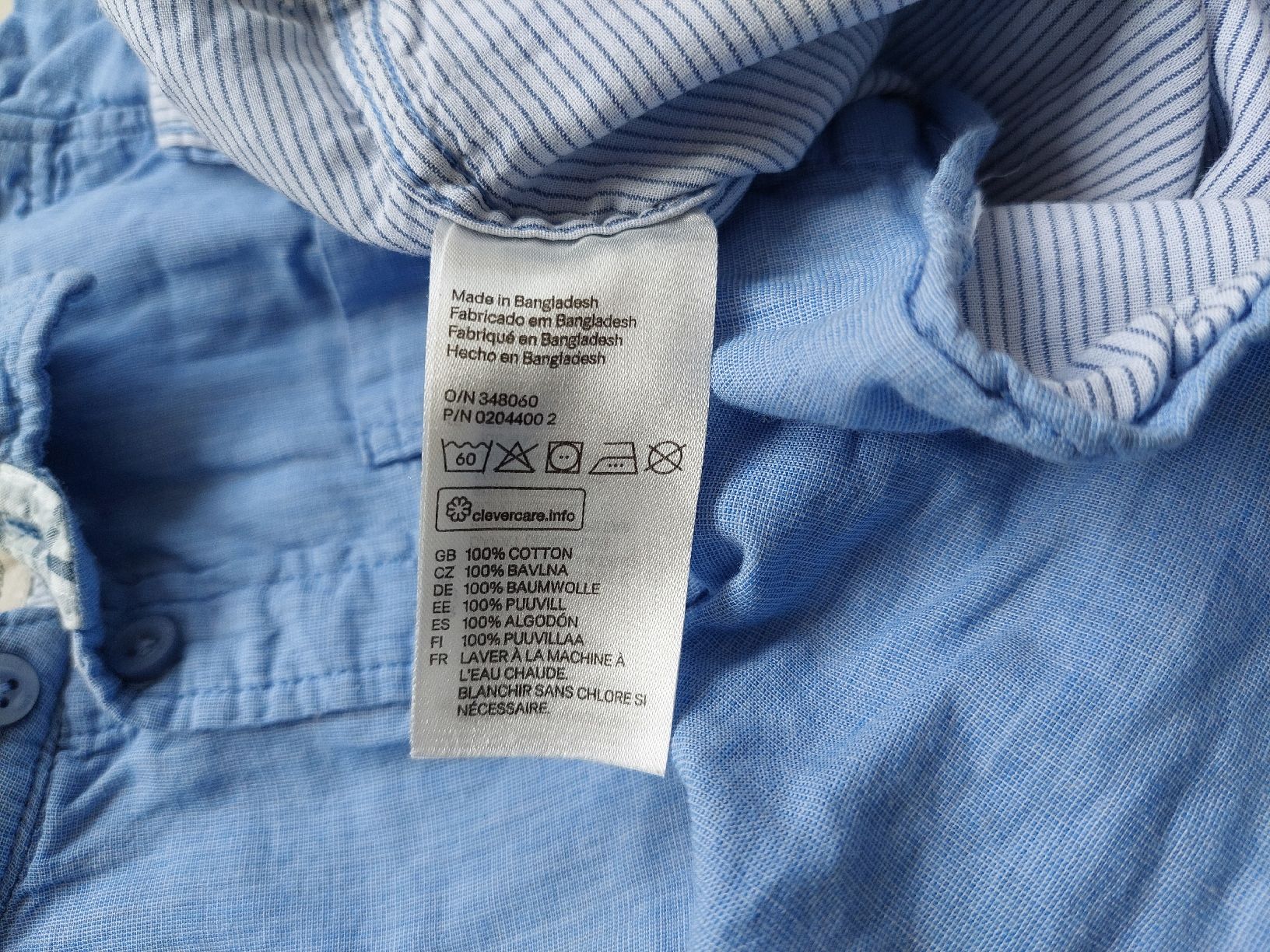 H&M Chemises, Tops & T-shirts: Hemd, Grösse 74, H&M – D'occasion à Aeschi b. Spiez par Corin1234 1
