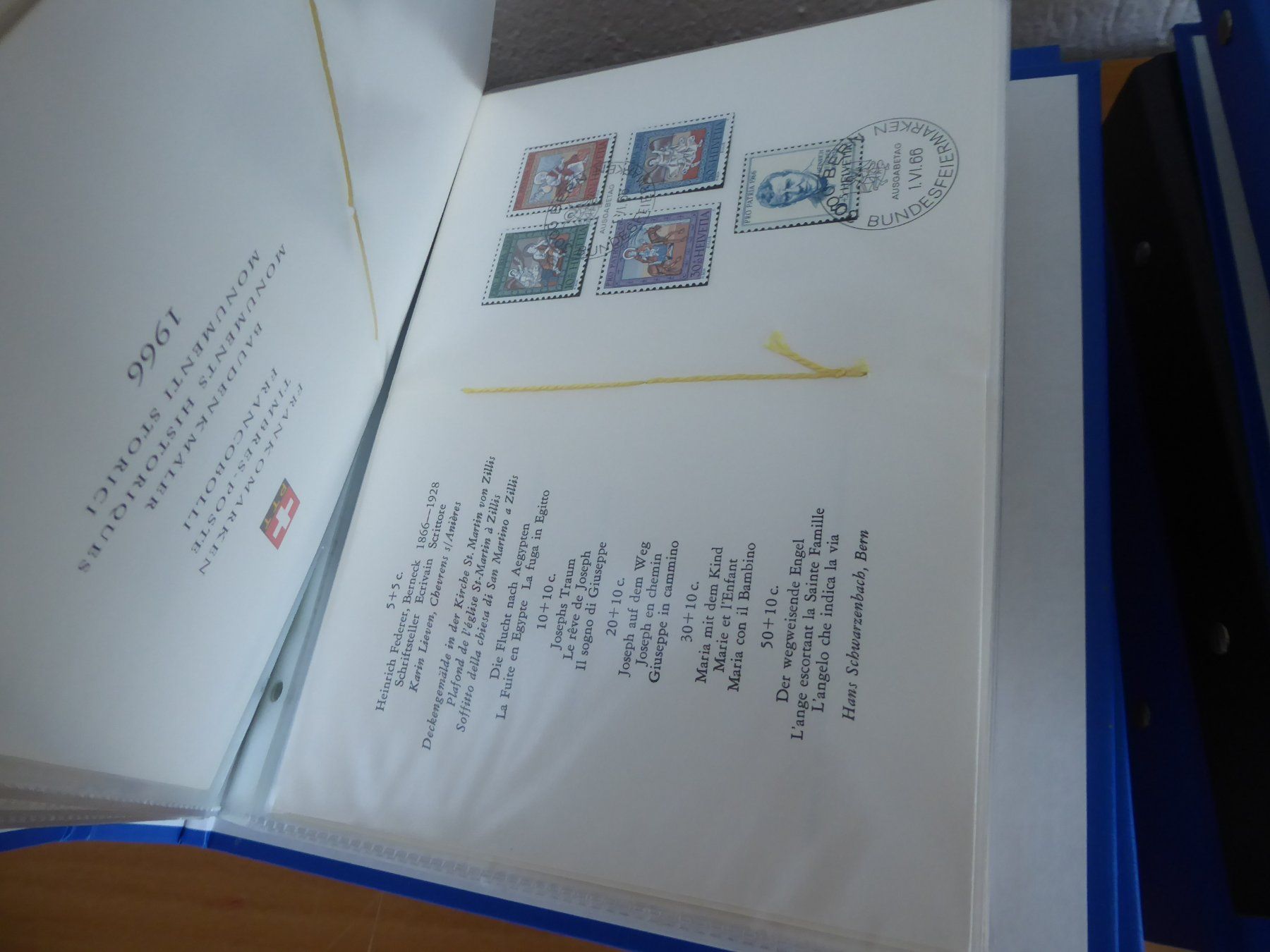 Tutti i francobolli: Posten PTT Folder Schweiz mit viel Inhalt – Usato da Rothrist venduto da swisstools 6