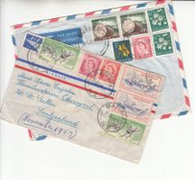 Neuseeland - Schweiz, 2 Briefe 1957 / 1961