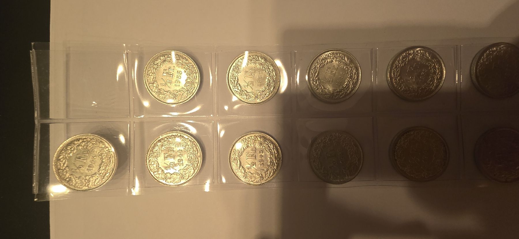 Toutes les monnaies: pieces 50cts 1940 a 1967 – D'occasion à Fribourg par yan_z5fr 3