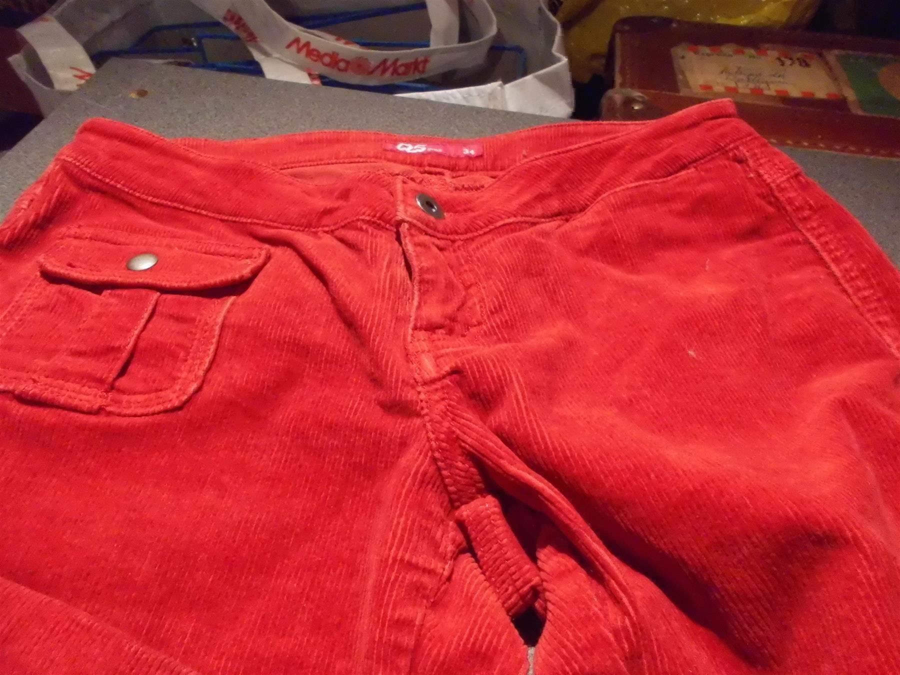 Pantaloni: Hose Grösse 34, QS, rot – Usato da Zürich venduto da Motzkuh 2