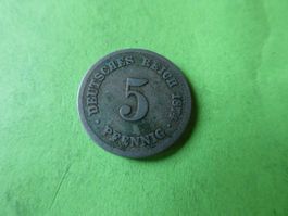 Dt. Reich 1874 C, 5 Pfennig