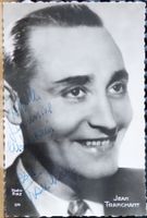 Jean Tranchant (1904-1972) Sänger - Autogramm