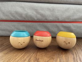 Plan Toys Sensorik Bälle, 3 Stk., Holz, Top Zustand!