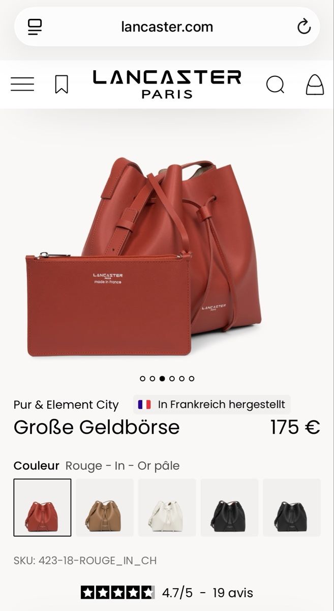 Lancaster Borse da donna: Lancaster Bucket Bag – Nuovo (secondo la descrizione) da Neuenhof venduto da Ivita 7
