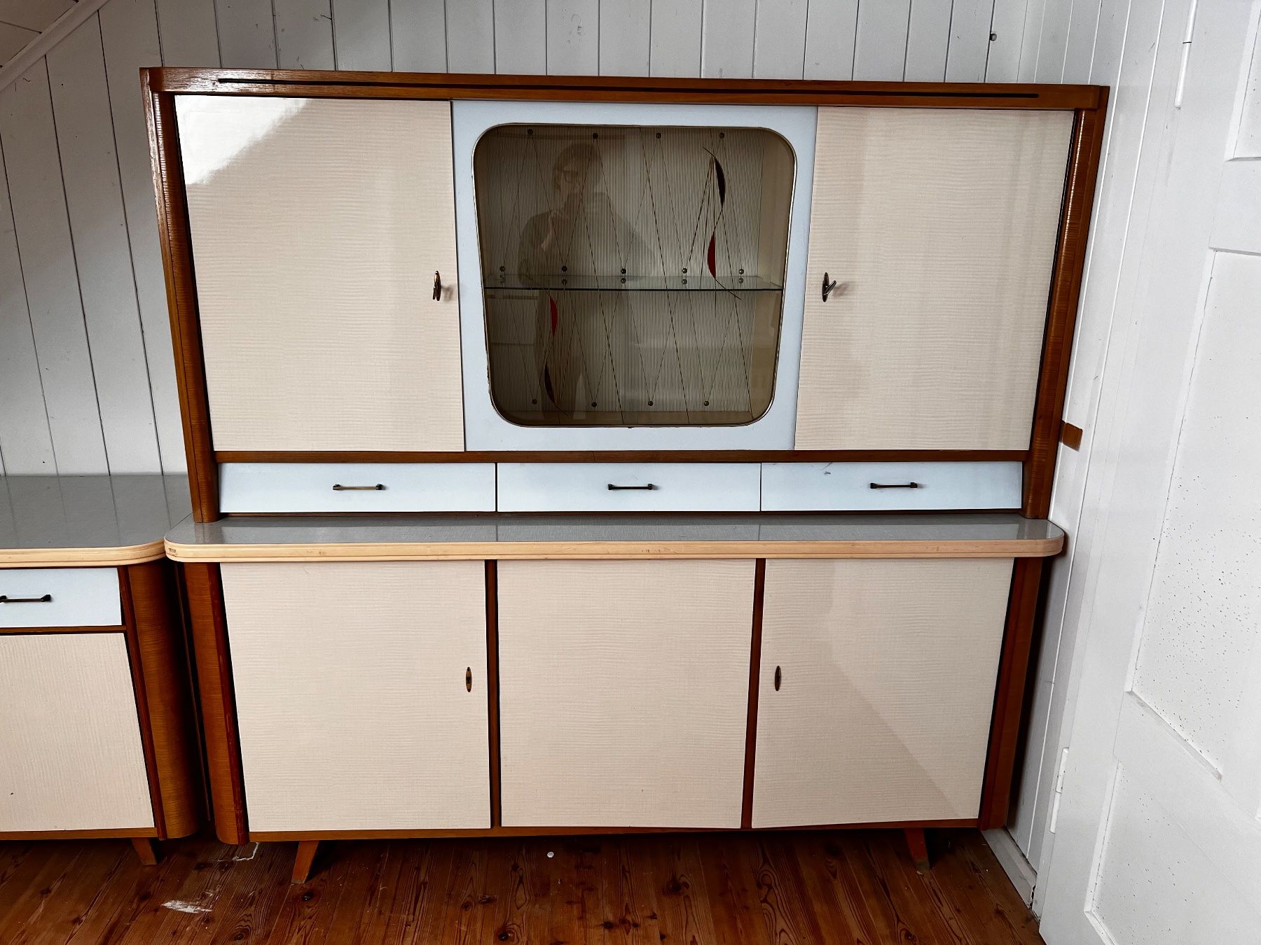 Credenze: 50er Büffet mit Kommode/Sideboard / Vintage Schrank – Usato da Rothrist venduto da Semeraro_2604