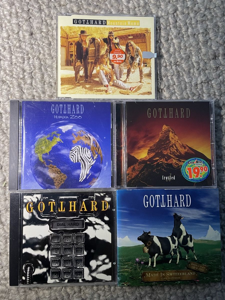 CDs: 5x Gotthard  – Neu (gemäss Beschreibung) aus Reinach AG von trigger7811