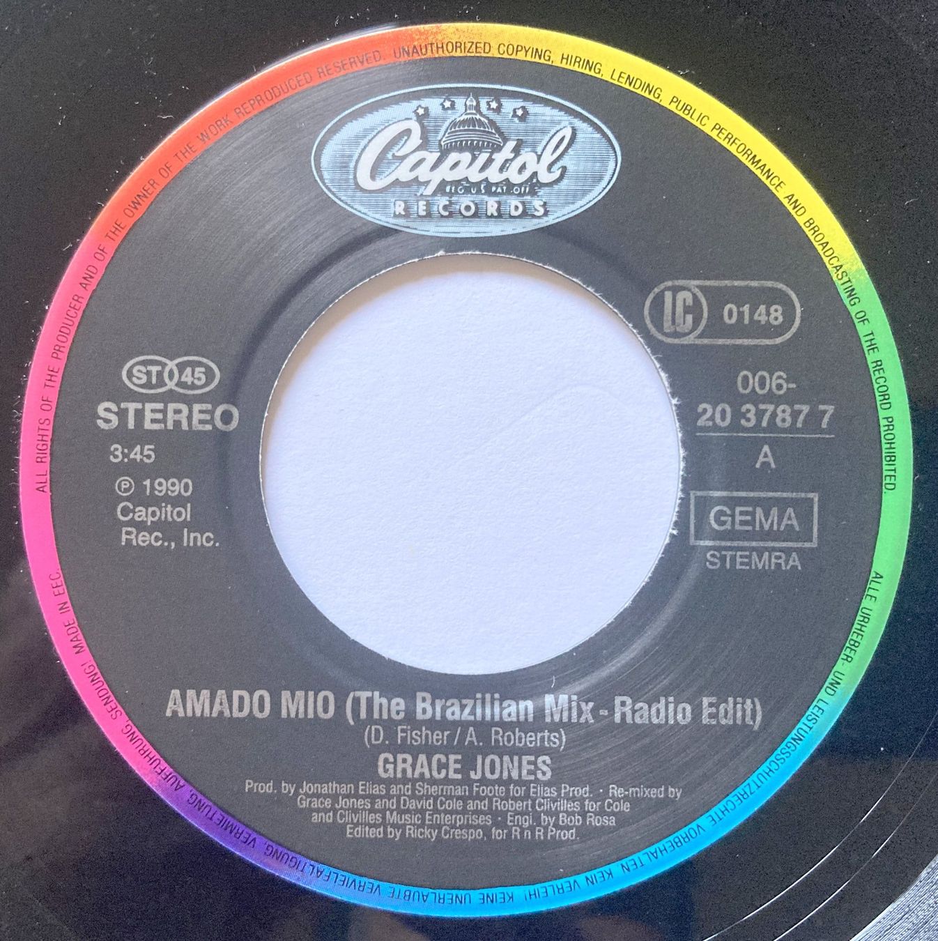 Vinyles: GRACE JONES - AMADO MIO – D'occasion à Bottens par hotter-than-hell 2