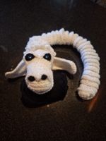 Gehäkelter Glücksdrache weiss Grösse ca 50cm neu