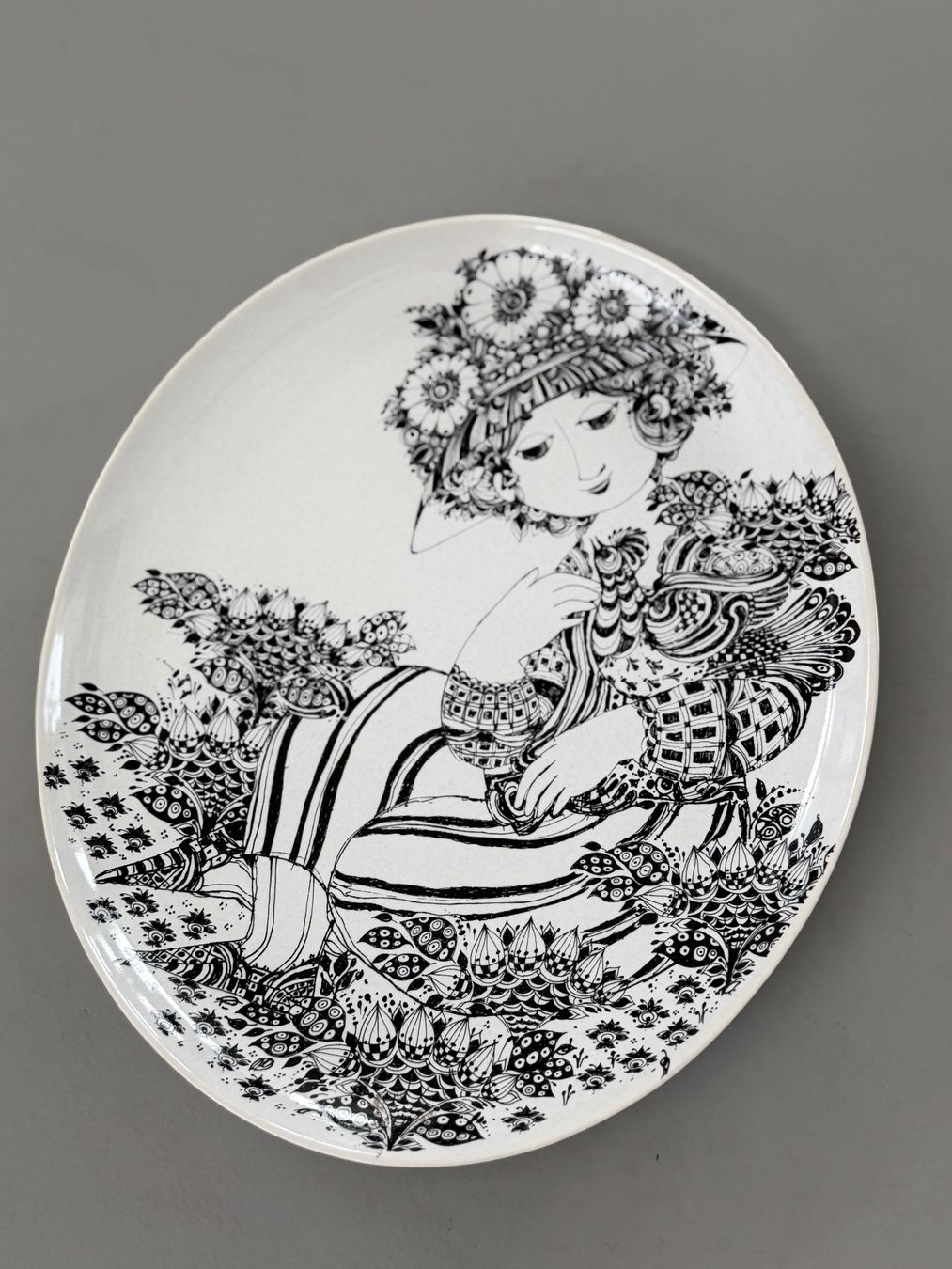 Rosenthal Assiettes: Rosenthal La Paloma Wandteller oval – Neuf (Voir description) à Schindellegi par SeaAndAir