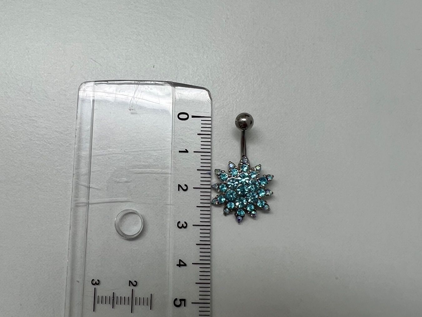 Gioielli per piercing: Bauchnabelpiercing türkis ungetragen – Nuovo e nell'imballaggio originale da Jona venduto da n.ferrari 2