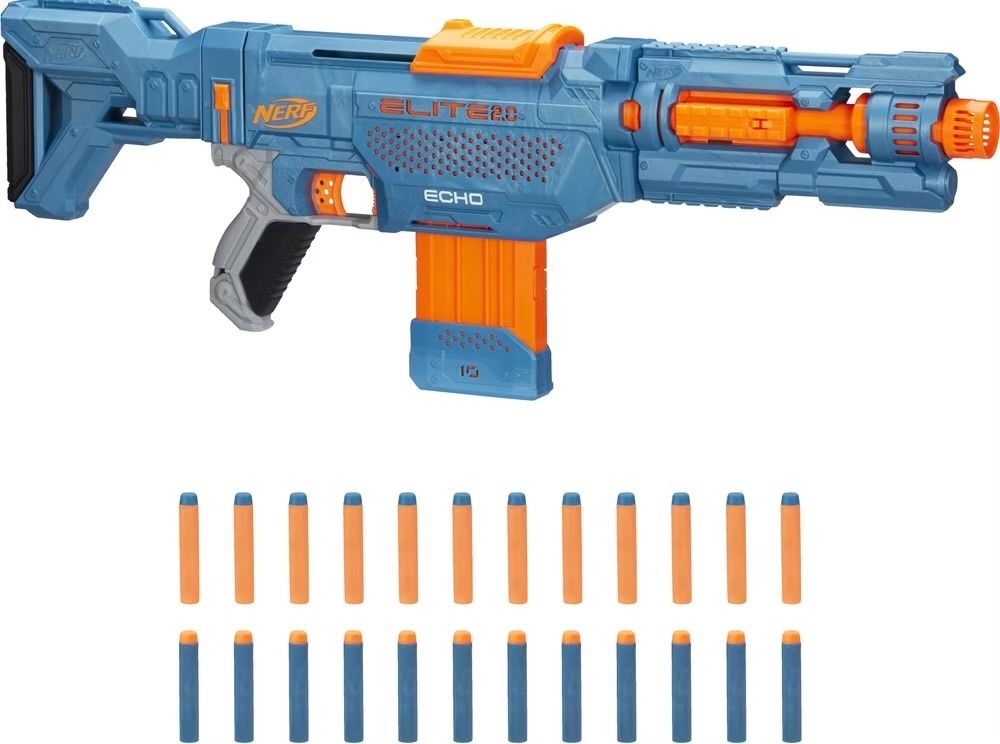Nerf Giocattoli: Nerf Elite 2.0 Echo CS-10 4 in 1 mit 24 Schuss – Nuovo (secondo la descrizione) da Basel venduto da Seifehuesli 1