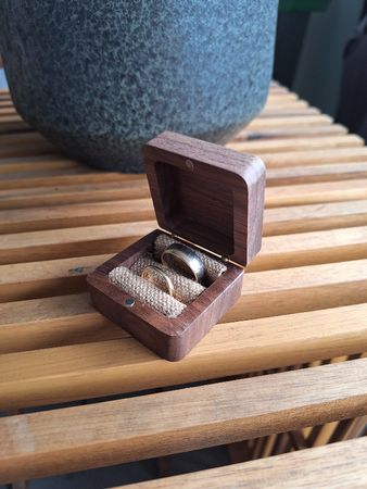 Ringbox aus Holz